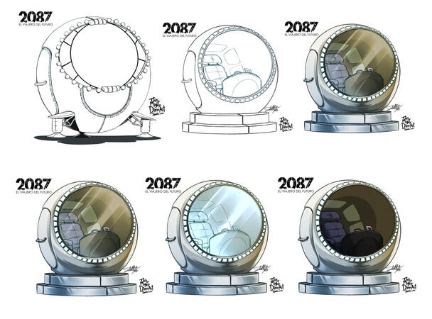 Time Machine Concept Art p1